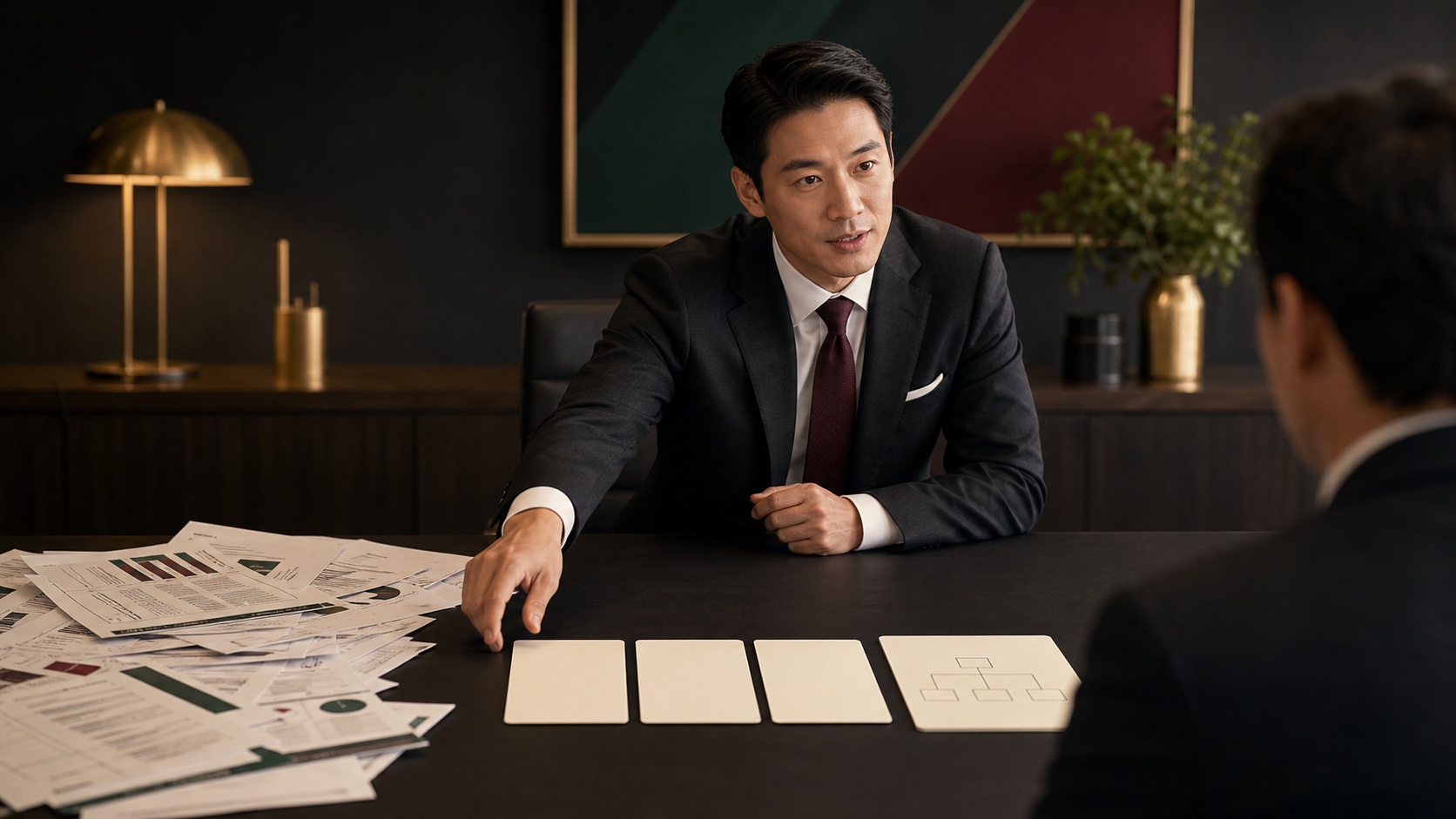 Experienced hire 把大量行業知識壓縮成清楚的 client decision 與首項測試