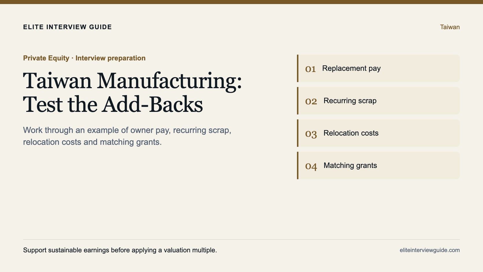 Editorial cover connecting owner pay, scrap, relocation and grants to sustainable manufacturing earnings